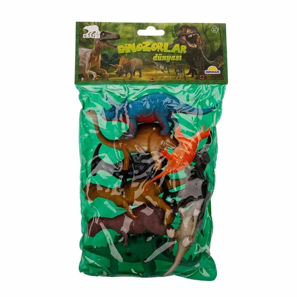 9 lu Dinozor Figür Seti 12-20 cm - Resim 2