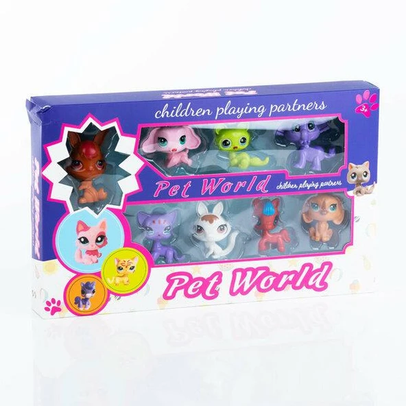 8 Lİ KUTULU SEVİMLİ HAYVANLAR ürün görseli 1