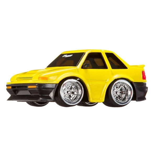 CarTuned JDM Seri 2 1985 Toyota Corolla AE86 - Sarı Coupe Araba ürün görseli 1