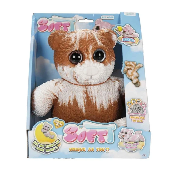 S01012331 FİGÜR SOFT BEAR DELUX KARAN PARLAYAN - Resim 3