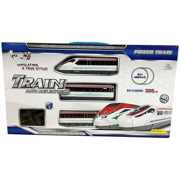 LE-2934A-11 40PCS ISIKLI 308CM HIZLI TREN SET ürün görseli 1