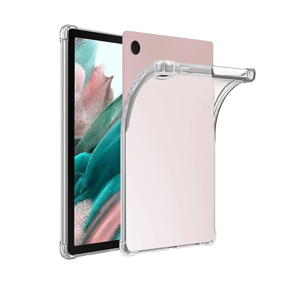 Samsung Galaxy Tab A9 X110 Kılıf Anti Shock Şeffaf Silikon Arka Kapak ürün görseli 1