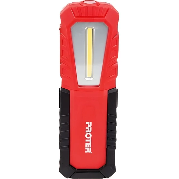 Proter PL 124S 5W SMD + COB Led 420 Lümen 4.4 Ah Şarflı El Feneri P4EF132 ürün görseli 1