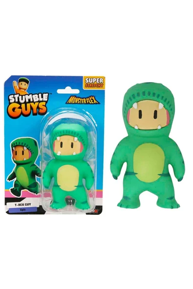 Monster Flex Stumble Guys Super Stretch Figür - T-Rex Guy ürün görseli 1