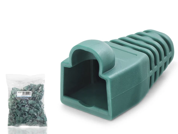 Rj45 Konnektör Papuç 100’Lü Paket - Yeşil ND2428 ürün görseli 1