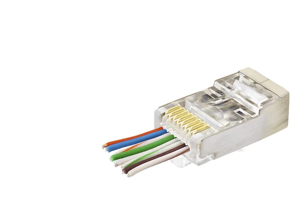 Cat6E Ez Rj45 Metal Konnektör 100 Adet Plastik Kutu - Şeffaf ND2423 ürün görseli 1