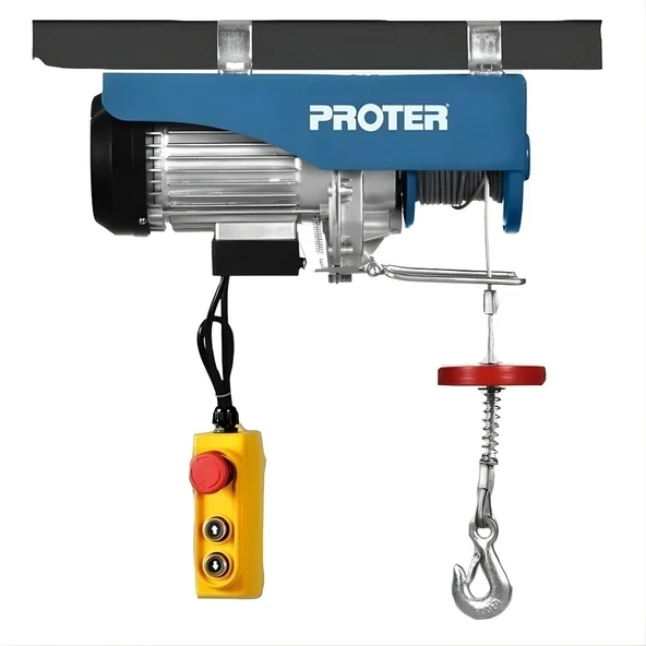 Proter PR 6200 600-1200 KG ELEKTRİKLİ MİNİ VİNÇ 20 MT HALATLI P3CR255 ürün görseli 1