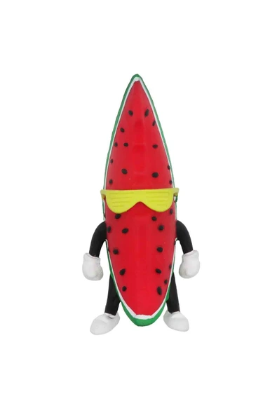 Monster Flex Stumble Guys Super Stretch Figür - Watermelon Guy - Resim 2