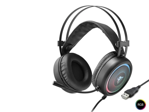 G882 Kulaklık 7.1 Usb Rgb - Siyah ürün görseli 1