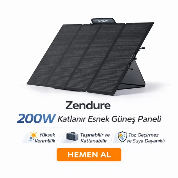 Zendure 200w Katlanır Esnek Güneş Paneli ürün görseli 1