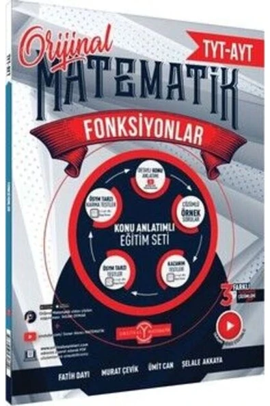 Orijinal Tyt Ayt Matematik Fonksiyonlar Konu Anlatımlı Eğitim Seti ürün görseli 1