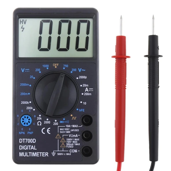 Dt700d Jumbo Display Di̇ji̇tal Ölçü Aleti̇ Multimetre ürün görseli 1