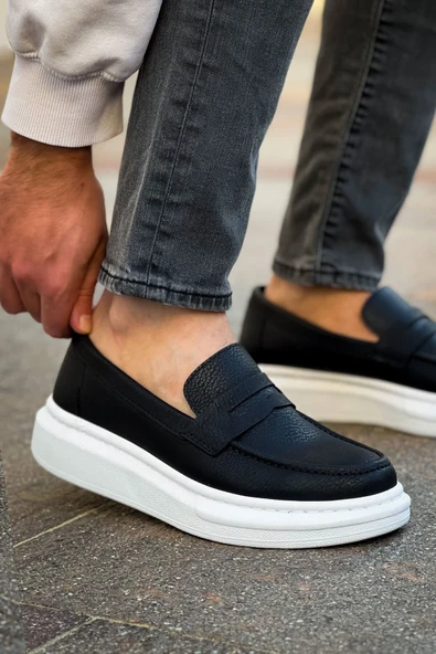 Robert - RS615 Siyah  Erkek Loafer Ayakkabı SIYAH ürün görseli 1