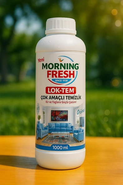 Morning Fresh Lok-Tem Çok Amaçlı Temizlik Ürünü 1000 ml  Kir ve Yağ Çözücü Güçlü Formül, Genel Yüzey Temizleyici ürün görseli 1