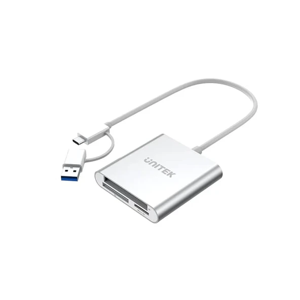 Unitek USB-C to Hafıza Kartı Okuyucu SD/CF/MICROSD (Y-9313D) ürün görseli 1