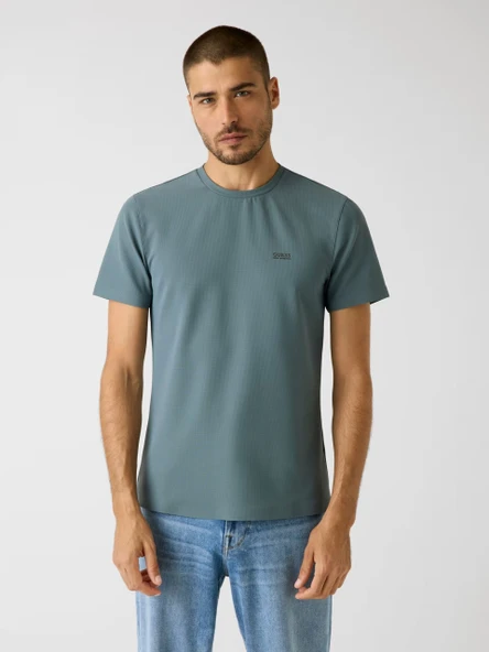 Guess M6RI19KD202 Ss Cn New Tech Stretch Erkek Tişört ürün görseli 1