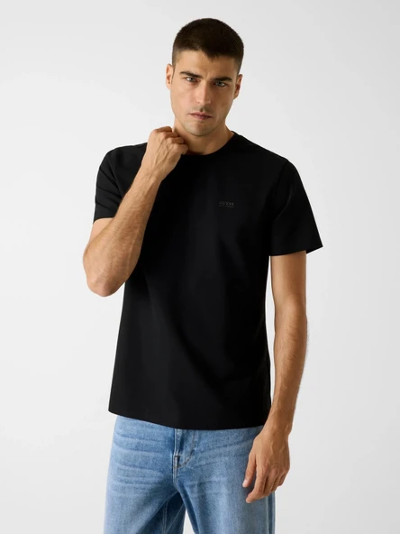 Guess M6RI19KD202 Ss Cn New Tech Stretch Erkek Tişört ürün görseli 1
