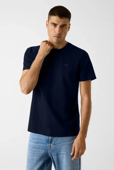 Guess M6RI19KD202 Ss Cn New Tech Stretch Erkek Tişört ürün görseli 1