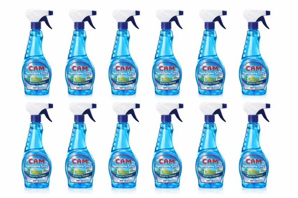 Omnipazar Sprey Cam Temizleyici Camsil 12 x 500 ml ürün görseli 1