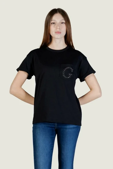 Guess W6GI17K3037 Ss Cn Pocket G Logo Kadın Tişört ürün görseli 1