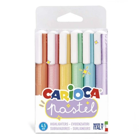 Carioca Pastel Marker 6'lı - Resim 3