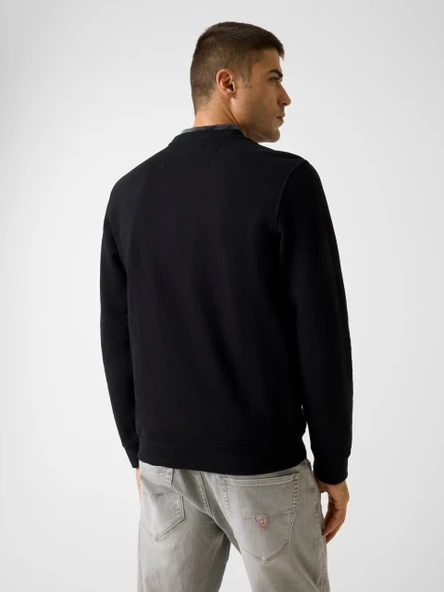 Guess M6RQ08KCN01 Cn Ls Basic Erkek Sweatshirt - Resim 3