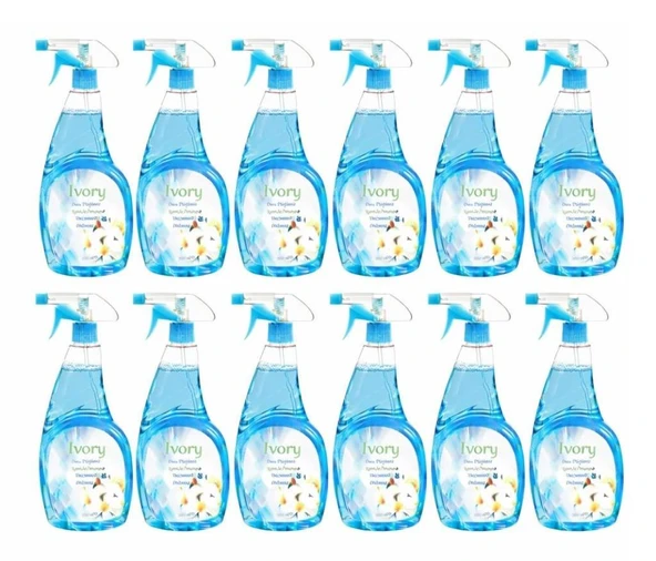 Omnipazar 12 x 500 ml Ivory Oryantal Kokusu Sprey Oda ve Çamaşır Parfümü ürün görseli 1