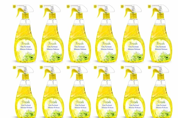 Omnipazar 12 x 500 ml Ihlamur Kokusu Sprey Oda ve Çamaşır Parfümü ürün görseli 1