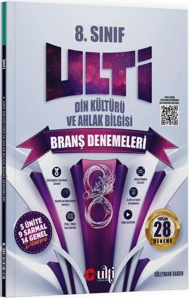 8. Sınıf LGS Din Kültürü ve Ahlak Bilgisi Denemeleri Ulti Yayınları ürün görseli 1