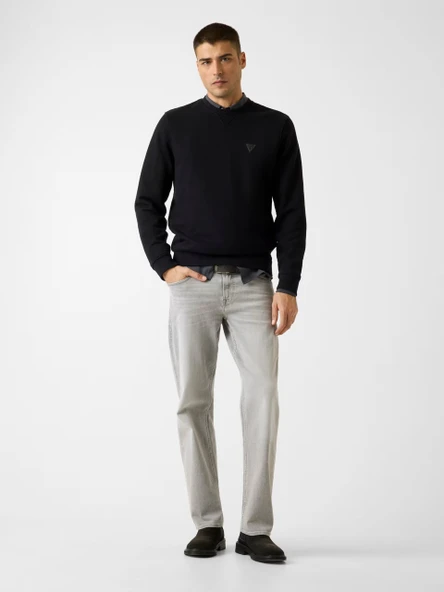 Guess M6RQ08KCN01 Cn Ls Basic Erkek Sweatshirt - Resim 2