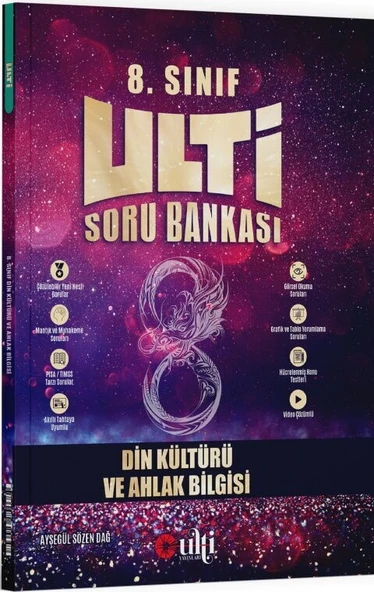 8. Sınıf LGS Din Kültürü ve Ahlak Bilgisi Soru Bankası Ulti Yayınları ürün görseli 1