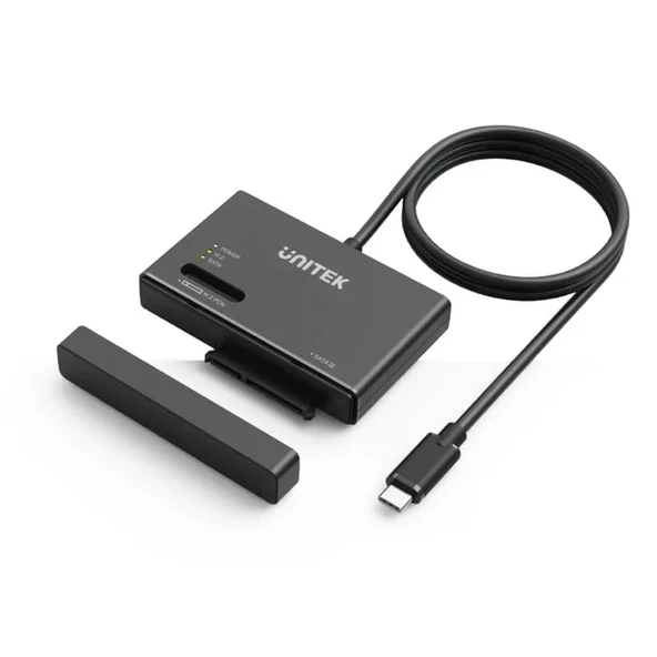 Unitek USB-C To M.2 NVMe + SATA III Dönüştürücü +12V2A Güç Kablosu (S1232A) ürün görseli 1