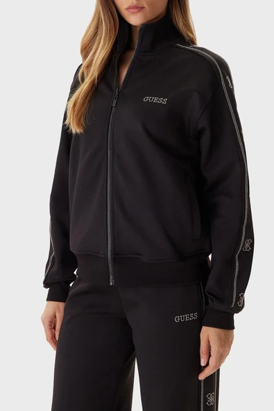 Guess V5BQ15KCX22 Octavia High Neck Full Zip Kadın Sweatshirt ürün görseli 1
