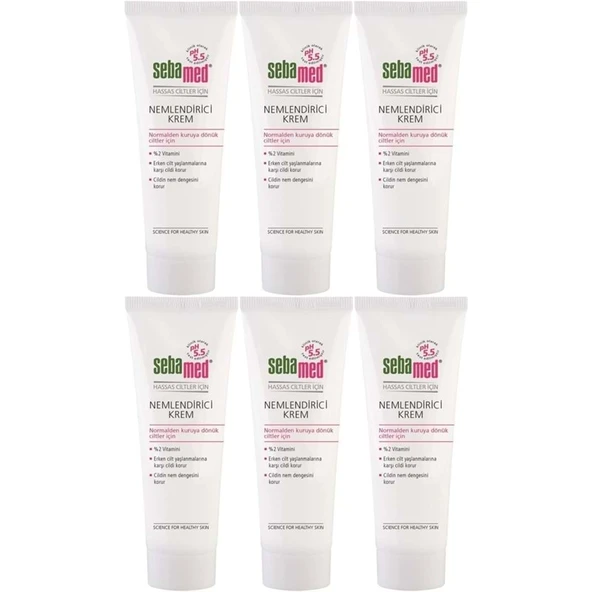 Sebamed Nemlendirici Krem Tüp 50ML (Günlük Kullanım) (6 Lı Set) ürün görseli 1