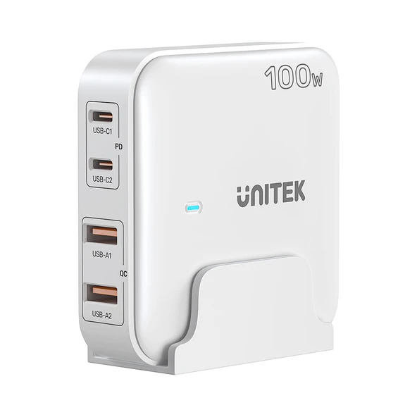 Unitek 100W Masaüstü GAN Şarjİstasyon Beyaz (P1229AWH) ürün görseli 1