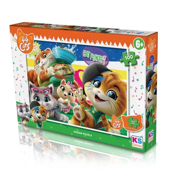 KS Games 44 Cats 100 Parça Puzzle ürün görseli 1