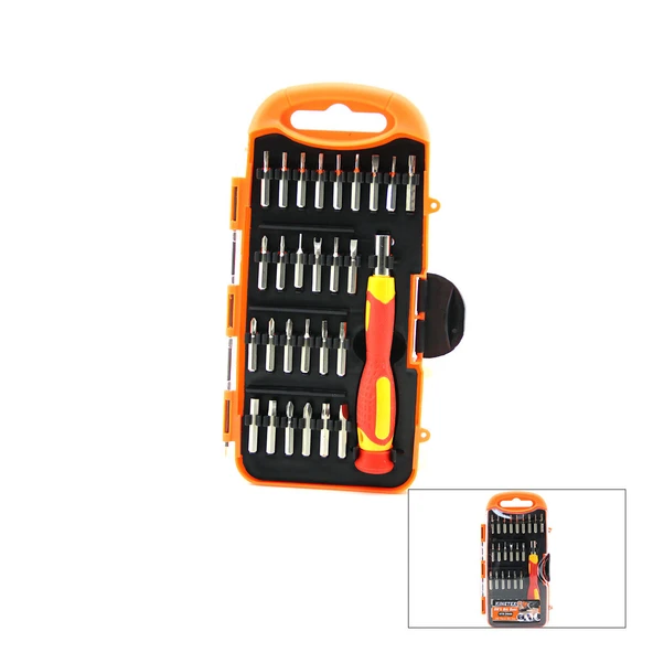 28PCS SAATÇİ TELEFON BİTS TORNAVİDA SETİ 27PCS UÇ + 1-T.VİDA SAPI (2818) ürün görseli 1