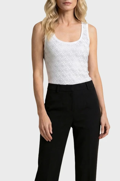 Guess W6GP10K2932 Sl 4G Allover Kadın Atlet ürün görseli 1