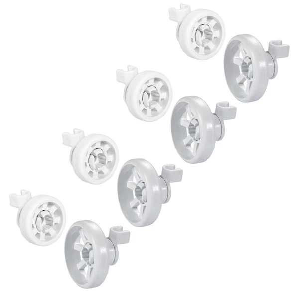 Bosch İle Uyumlu SMI6032JJ Bulaşık Makinesi Sepet Tekerleği 4 ALT 4 ÜST Teker Takımı ürün görseli 1