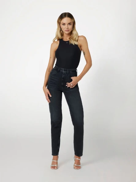 Guess W2YA21D4QD1 Mom Kadın Jean Pantolon ürün görseli 1