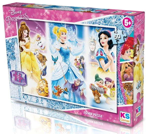 KS Puzzle 50 Parça Disney Prensesler ürün görseli 1