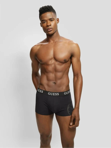 Guess U4RG04K6YW0 Placed Logo Erkek Boxer - Resim 4