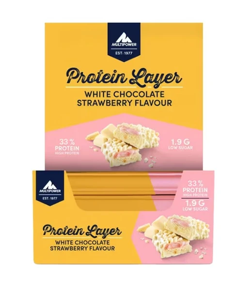 Multipower Protein Layer 50 Gr 18 Adet Çilek ürün görseli 1