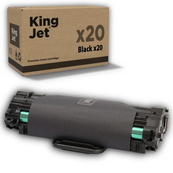 KingJET Samsung Uyumlu MLT-D108S Standart Kapasiteli (20'li Paket) Çipli Muadil Toner | ML-1640 ürün görseli 1