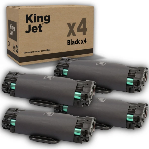 KingJET Samsung Uyumlu MLT-D108S Standart Kapasiteli (4'lü Paket) Çipli Muadil Toner | ML-2241 ürün görseli 1