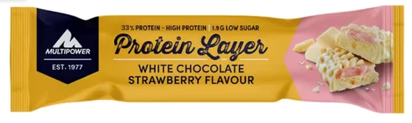 Multipower Protein Layer 50 Gr 18 Adet Çilek - Resim 2