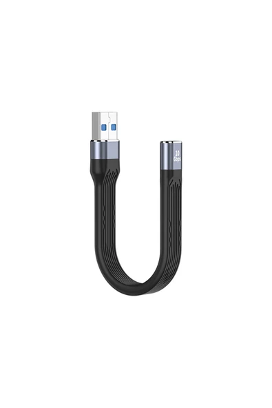 silabor Esnek kısa hatlı USB3.1 uzatma kablosu tam fonksiyonlu veri kablosu 10 Gbps PD hızlı şarj 12cm ürün görseli 1