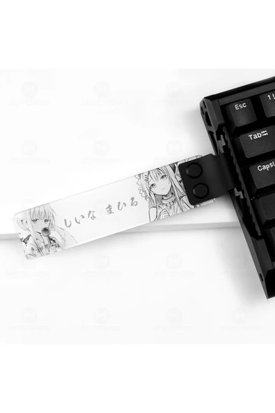 silabor Özel Klavye Kurdelesi Akrilik Yarı Saydam Klavye Askısı Strap Klavye Aksesuarı ürün görseli 1