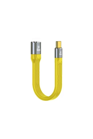 silabor Type-C 14cm kısa kablo, USB 4.0 çok fonksiyonlu veri kablosu, hızlı şarj özellikli USB 3.1 ürün görseli 1