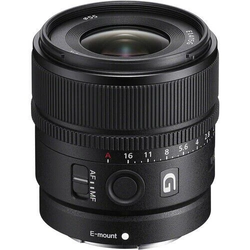 Sony E 15mm f/1.4 G Lens (SEL15F14G) ( Distribütör Garantili ) ürün görseli 1